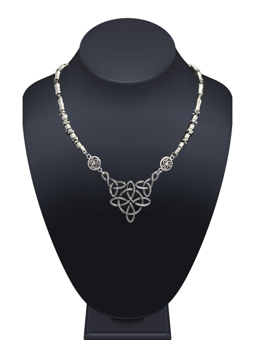 LTD Celtic Knot/Triquetra Chunky Pendant Necklace
